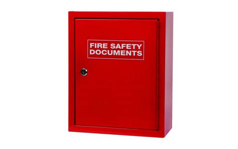 red fire document box